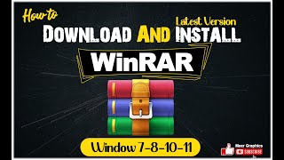 How to Download and Install Winrar on Window 10 And 11 [upl. by Cinnamon]