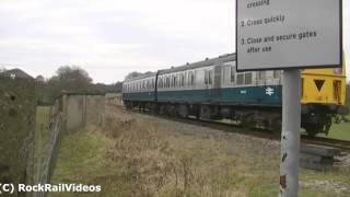 Spa Valley Railways Thumper 1317 At Pokehill Crossing In Its New British Rail Blue amp Grey Livery [upl. by Ocsicnarf]