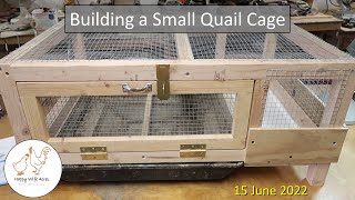 Building a Small Quail Cage [upl. by See153]