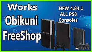 Obikuni MultiStore FreeShop PS3 HAN EXPLOIT HFW Hybrid Firmware 4841 ALL PS3 Consoles 2019 [upl. by Argile]