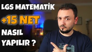 LGS Matematik 15 Netin Üstüne NASIL ÇIKAR [upl. by Arremat]