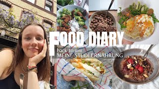 FOOD DIARY meine budgetfriendly Ernährung als Studentin🤗 [upl. by Merrick]