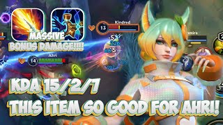 15 KILL  INSANE BONUS DAMAGE Soda Pop Ahri Gameplay MID LANE  Wild Rift BuildRunes [upl. by Bornstein]