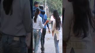 Holding Hand Prank On Cute Girls😃🤓 Shorts AShortADay [upl. by Bunnie]