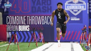 Treylon Burks  Combine Throwback [upl. by Lodi]