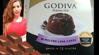 Godiva Molten Lava Cakes Review [upl. by Aidul]