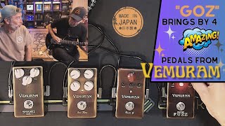 Vemuram pedals are INCREDIBLE Goz breaks from Toto tour to stop by and show these beauties off [upl. by Womack]