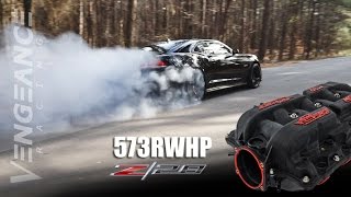 573rwhp 2015 Z28 with MSD Atomic AirForce Intake Manifold amp MAST Heads [upl. by Jeannette805]