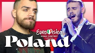 OCHMAN  RIVER REACTION POLAND EUROVISION 2022 [upl. by Aimehs611]