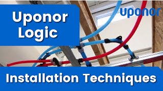 Uponor Logic Unit Piping Installation Techniques [upl. by Luciana431]