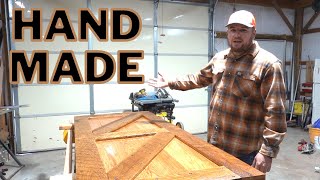 MAKING A RUSTIC OAK BOARD AND BATTEN DOOR FOR OUR 100 YEAR OLD ROCK CABIN [upl. by Caria]