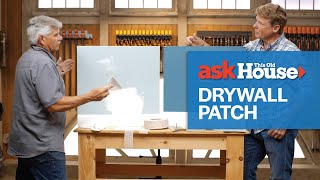 How to Patch a Drywall Hole  Ask This Old House [upl. by Sudaorb]