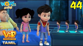 Vir The Robot Boy In Tamil  Ghost Bank Robber  Tamil Cartoon Stories For Kids  WowKidz தமிழ் [upl. by Linc]