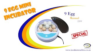 HOW TO USE A 9 EGG INCUBATOR [upl. by Noek758]