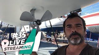 Marviviendo live 35 antifouling hélice y saildrive [upl. by Aidualc]