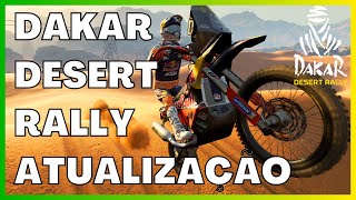 Atualizção Dakar Desert Rally PC Moto Gameplay Modo Profissional [upl. by Dareece]