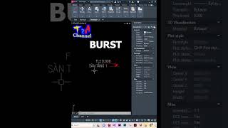 Lệnh BURST dùng để nổ block thuộc tính trong autocad autocad autocadcoban autocadnangcao [upl. by Ennayrb]