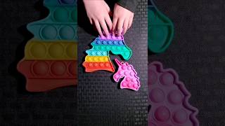 Rainbow Unicorn Fidgets ASMR shortsfeed [upl. by Pepin]