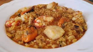 ARROZ MELOSO de merluza y gambas 😍 Los dejarás a todos con la boca abierta 😂🤣 [upl. by Patten]