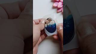 DIY ResinampEpoxy Art  BEACH VIEW KEYCHAIN🌊🌅Subscribeshorts diy art resin epoxy epoxyresin yt [upl. by Paolo]