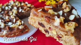 SIN AZÚCAR TARTA 🍎 en la SARTEN Receta PROBADA✔ Sin Trigo y Sin Lactosa [upl. by Ensign]