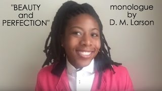 Beauty and Perfection free acting monologue for female [upl. by Atsed]