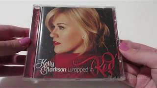 Unboxing Kelly Clarkson  Wrapped In Red Deluxe Edition CD Christmas Album 2013 [upl. by Atived]