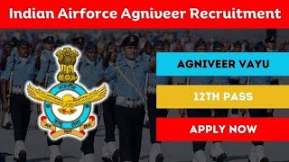 Indian Air force Agniveer Vayu Intake 022025 Recruitment 2024 – Apply Online  Read Discription [upl. by Randall]