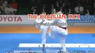 Kyokushin Karate Techniques  How Brazilian Kick Work [upl. by Ahsinaw]