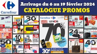 catalogue CARREFOUR du 6 au 19 février ✅ Arrivage du jour 🔥 Promos deals StValentin maison cuisine [upl. by Osmen]