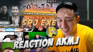 REACTION AKMJ SPJ SUMPAH NGAKAK MAU NANGIS LIAT JOSH DIBULY WKWKWK [upl. by Ttenneb]