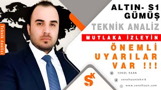 ALTIN VE GÜMÜŞ ANALİZİ ÖNEMLİ UYARILAR VAR [upl. by Neyut828]