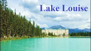 LAKE LOUISE Fairmont Chateau hotel Banff National Park Alberta Canada Travel [upl. by Htederem770]