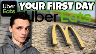 EVERYTHING You Need To Know  First Day UberEats Driver [upl. by Angus]