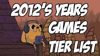 2012s Years Videogame Tier List [upl. by Gaultiero178]