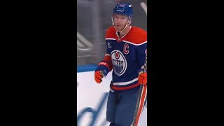 Connor McDavid Snipes It Bar Down 🚨 [upl. by Atnom]