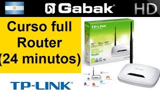 Router TPLINK explicacion de cada menu 24 minutos super curso [upl. by Marih612]