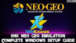 Winkawaks☆Neo Geo Emulation Full Setup Guide snk neogeo emulator [upl. by Uke]