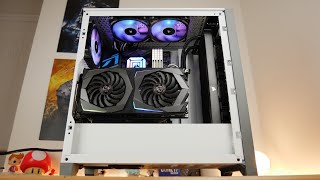 Vertical GPU mounting  how to why and should you featuring the Corsair Airflow 4000D [upl. by Schonfeld245]