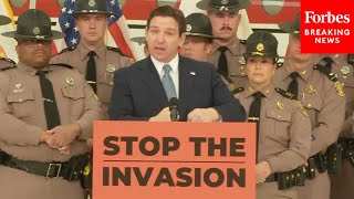 BREAKING NEWS DeSantis Announces Hes Sending More Troops To Texas Border To Take On Migrant Surge [upl. by Irek]