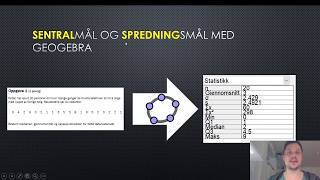 Statistikk med geogebra 2P [upl. by Bilicki]