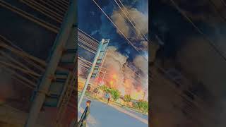 Karkhano market fire 🔥🔥video1122 fire firebrigade unfrezzmyaccount karkhanomerkit [upl. by Naara]