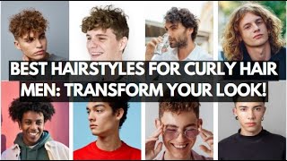 Best Hairstyles for Curly Hair Men  Style Your Dreams [upl. by Selig]