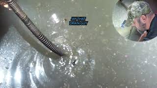 Compactor Room Drain Clogged Up With A Whirlpool [upl. by Genevra]