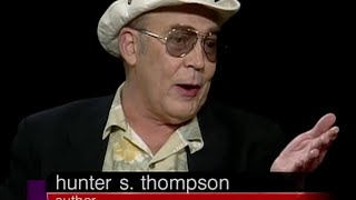 Hunter S Thompson interview on Kingdom of Fear 2003 [upl. by Volnay]