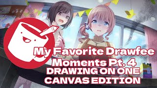 My Favorite Drawfee Moments Pt 4 DRAWING ON ONE CANVAS EDITION [upl. by Ludly149]