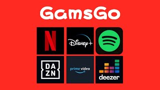 Come risparmiare sugli abbonamenti Netflix Amazon Disney ecc con Gamsgo [upl. by Nwahsir]