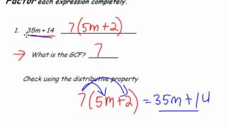 Factoring Expressions [upl. by Vesta566]