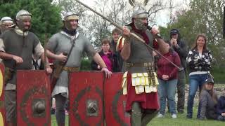 FLORALIA 5 Gorsium 20190427 Kora római csatajelenet [upl. by Mateya]