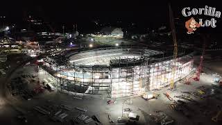 Buffalo Bills at NIGHT New Stadium Construction 10102024 [upl. by Merritt]